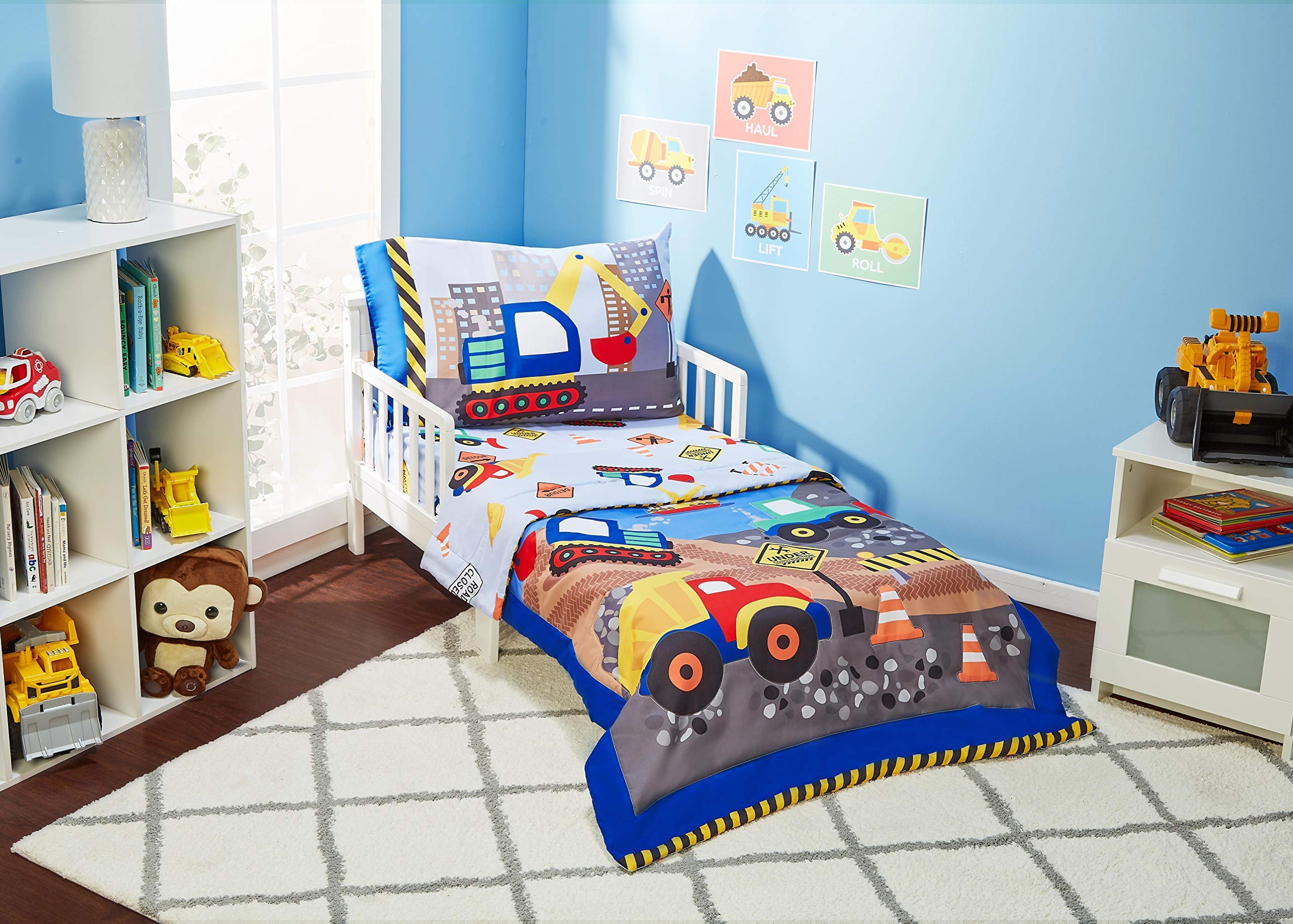 Ropa de Cama para Niños Everyday Kids Construcción 4 Piezas - Venta Internacional