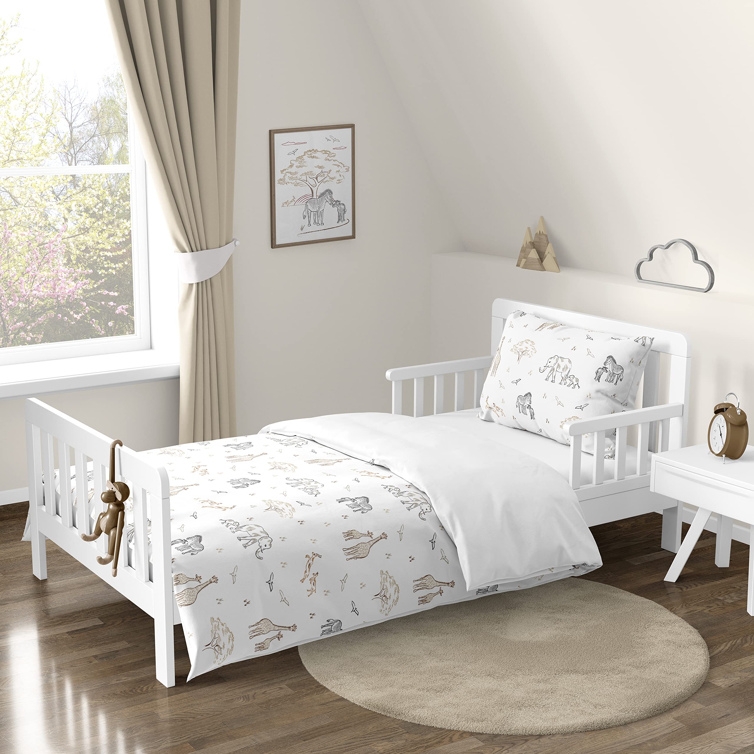Ropa de Cama Sweet Jojo Designs Jungle Safari Animals para Niños - Venta Internacional $1,917