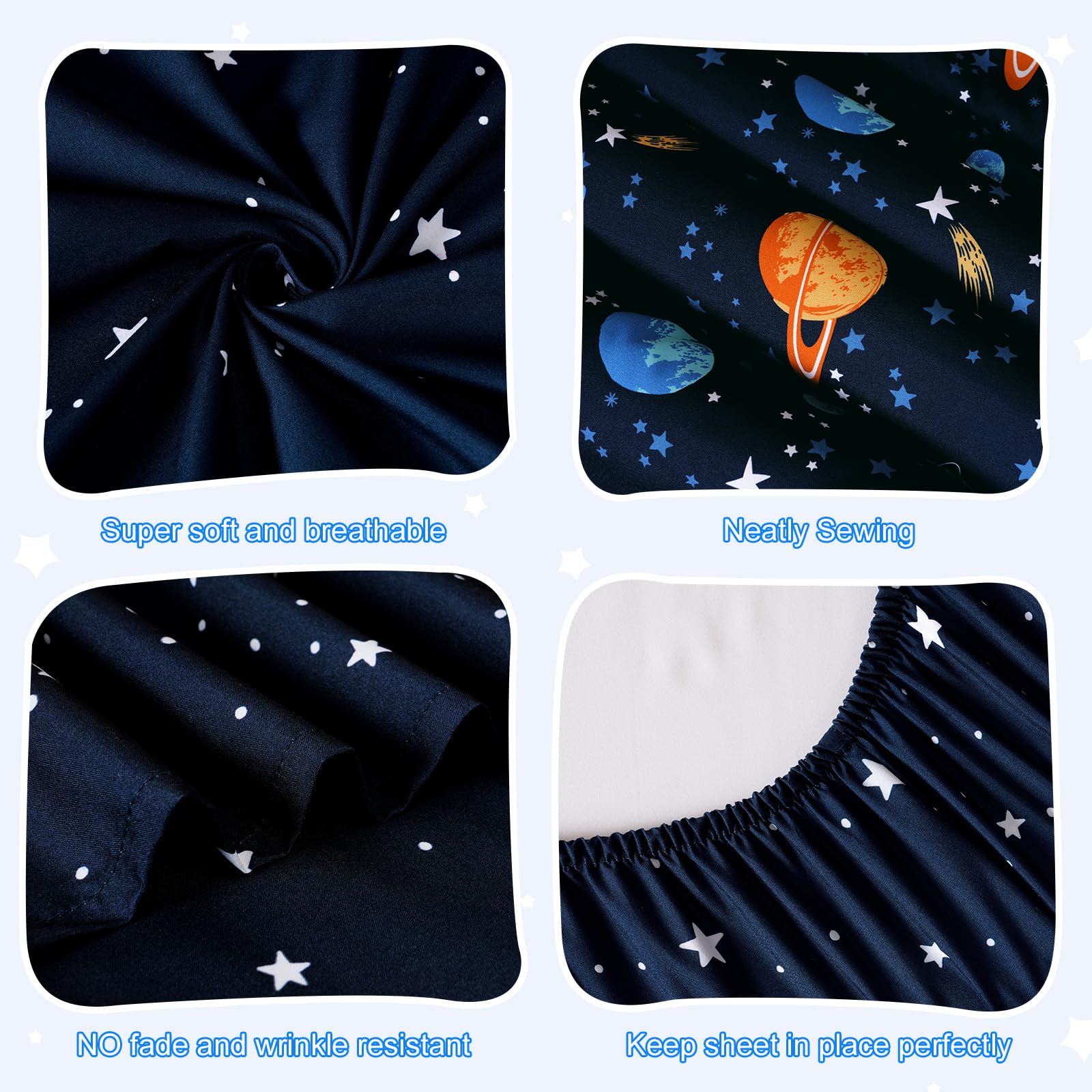 Foto 3 | Ropa De Cama Phf Ultra Soft Navy Space - Venta Internacional