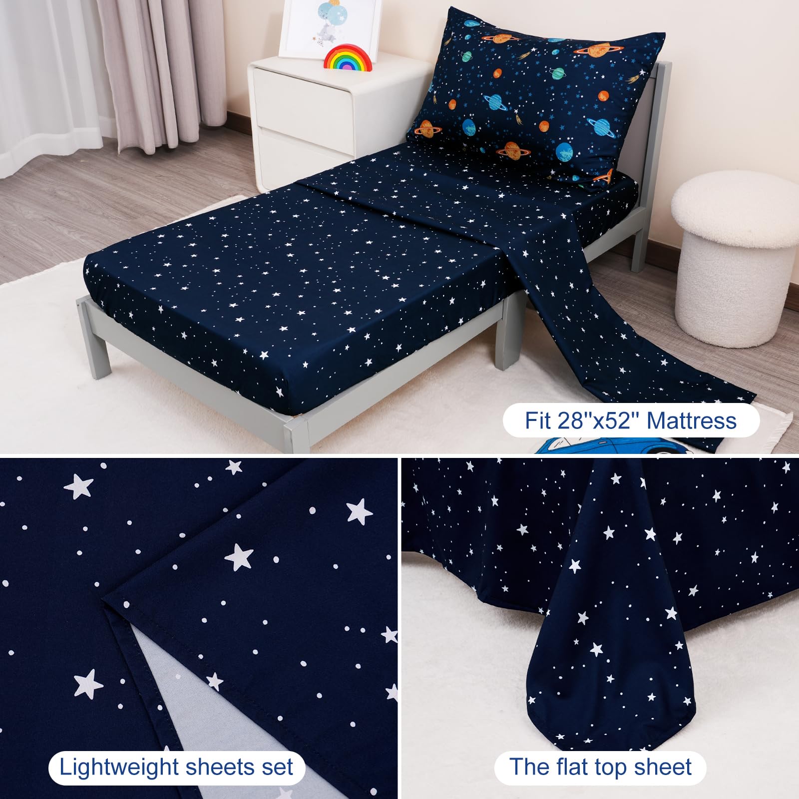 Foto 6 pulgar | Ropa De Cama Phf Ultra Soft Navy Space - Venta Internacional