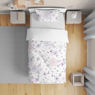 Foto 2 | Juego de Ropa de Cama Sweet Jojo Designs Estampado Floral para Niños 5 Piezas - Venta Internacional