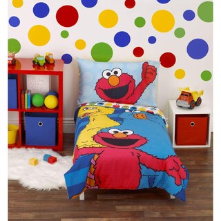 Foto 2 | Juego de Edredón Sesame Street 4 Piezas-Venta Internacional