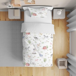 Foto 2 | Juego de Ropa de Cama Sweet Jojo Diseño Animales de Granja 5 Piezas - Venta Internacional