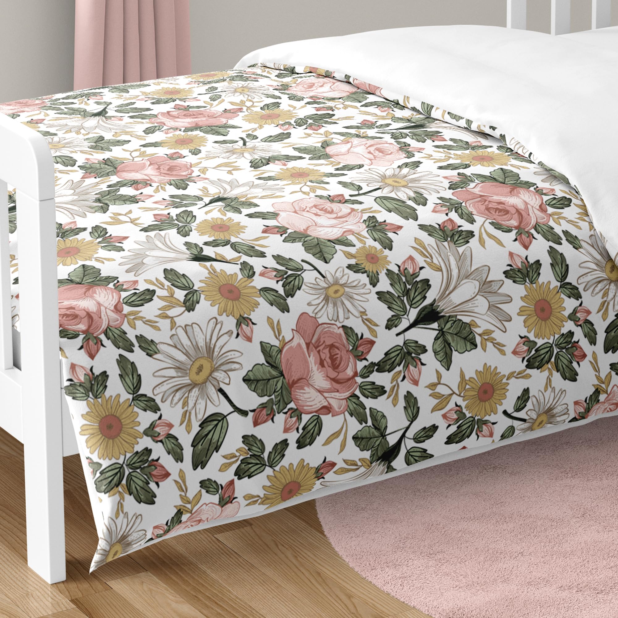 Foto 7 pulgar | Juego de Ropa de Cama Sweet Jojo Designs Vintage Floral para Niña 5 Piezas - Venta Internacional