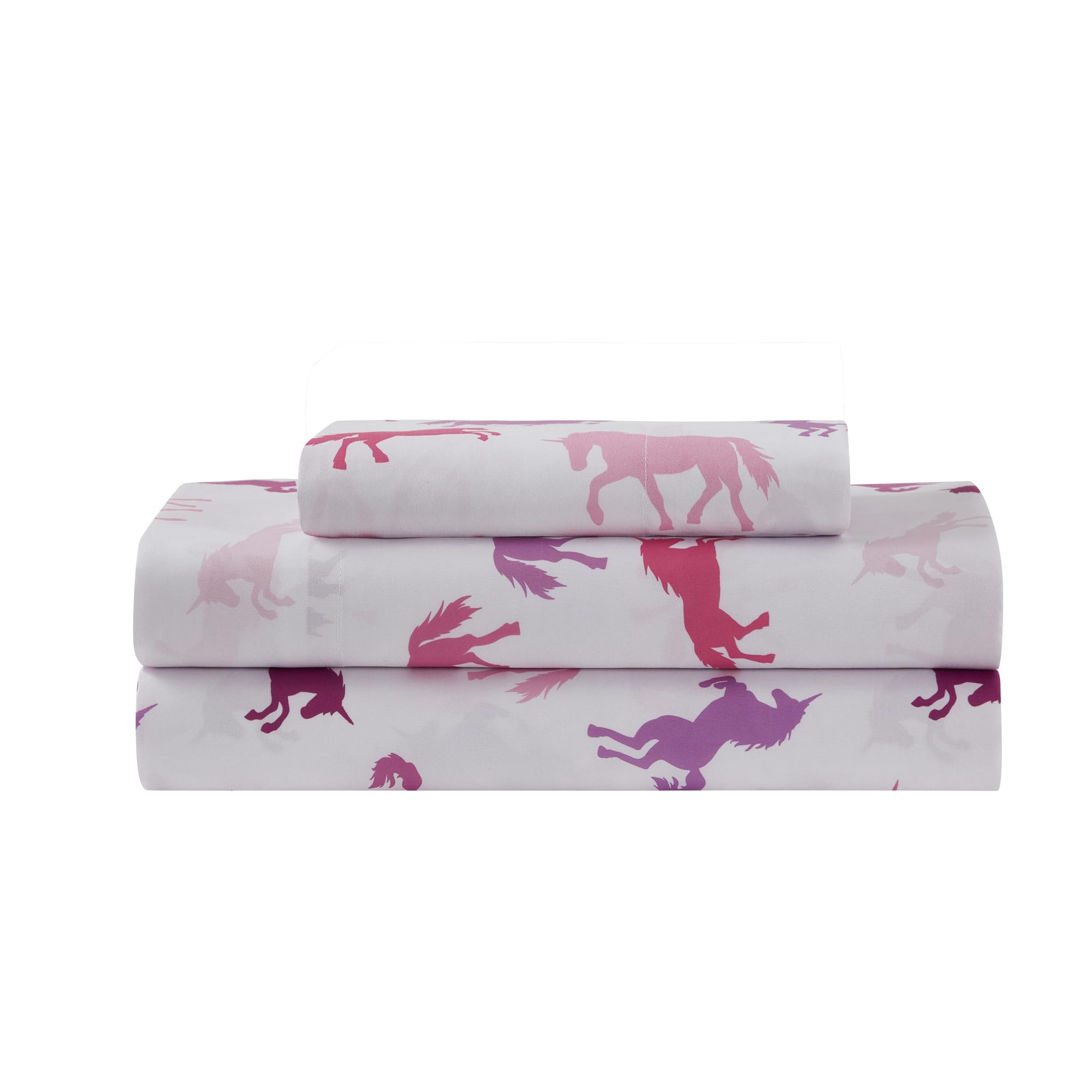 Foto 5 pulgar | Juego De Ropa De Cama Sweet Home Collection Unicorn Forever Twin - Venta Internacional.