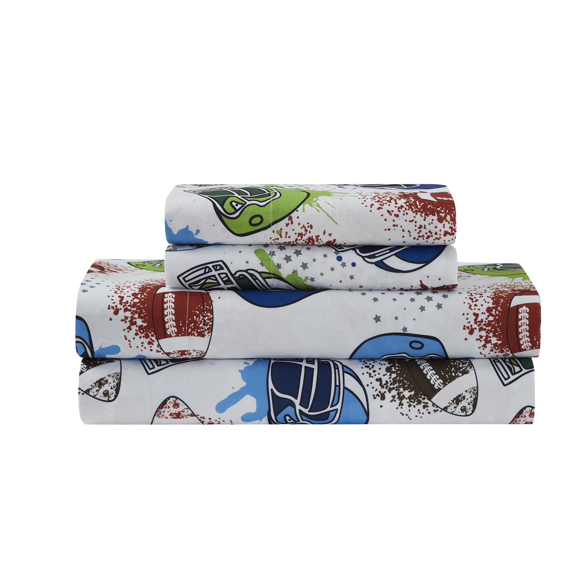 Foto 4 | Juego De Ropa De Cama Sweet Home Collection Football, Tamaño Completo - Venta Internacional.