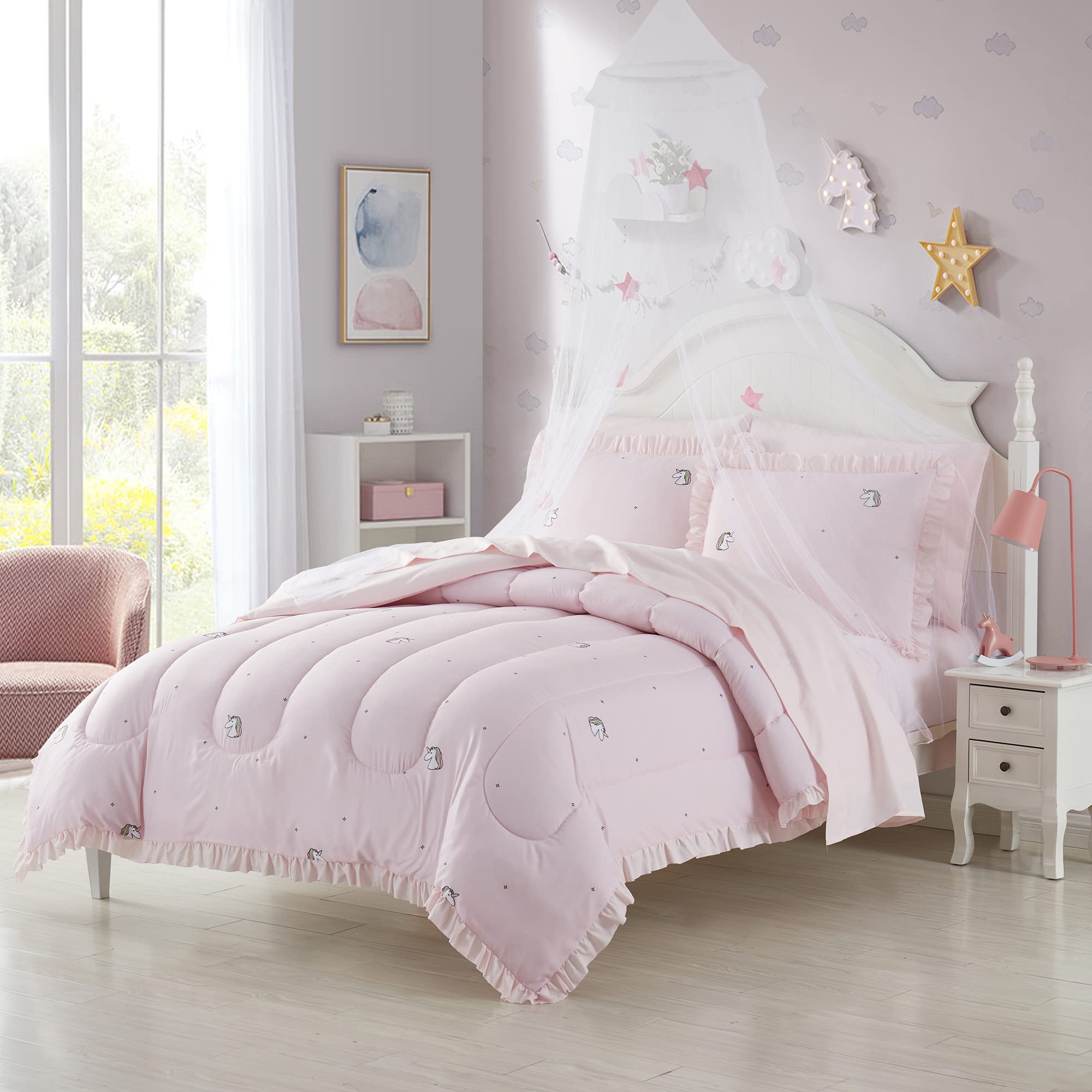 Foto 2 pulgar | Juego de Ropa para Cama Sweet Home Collection Rainbow Unicorn - Venta Internacional