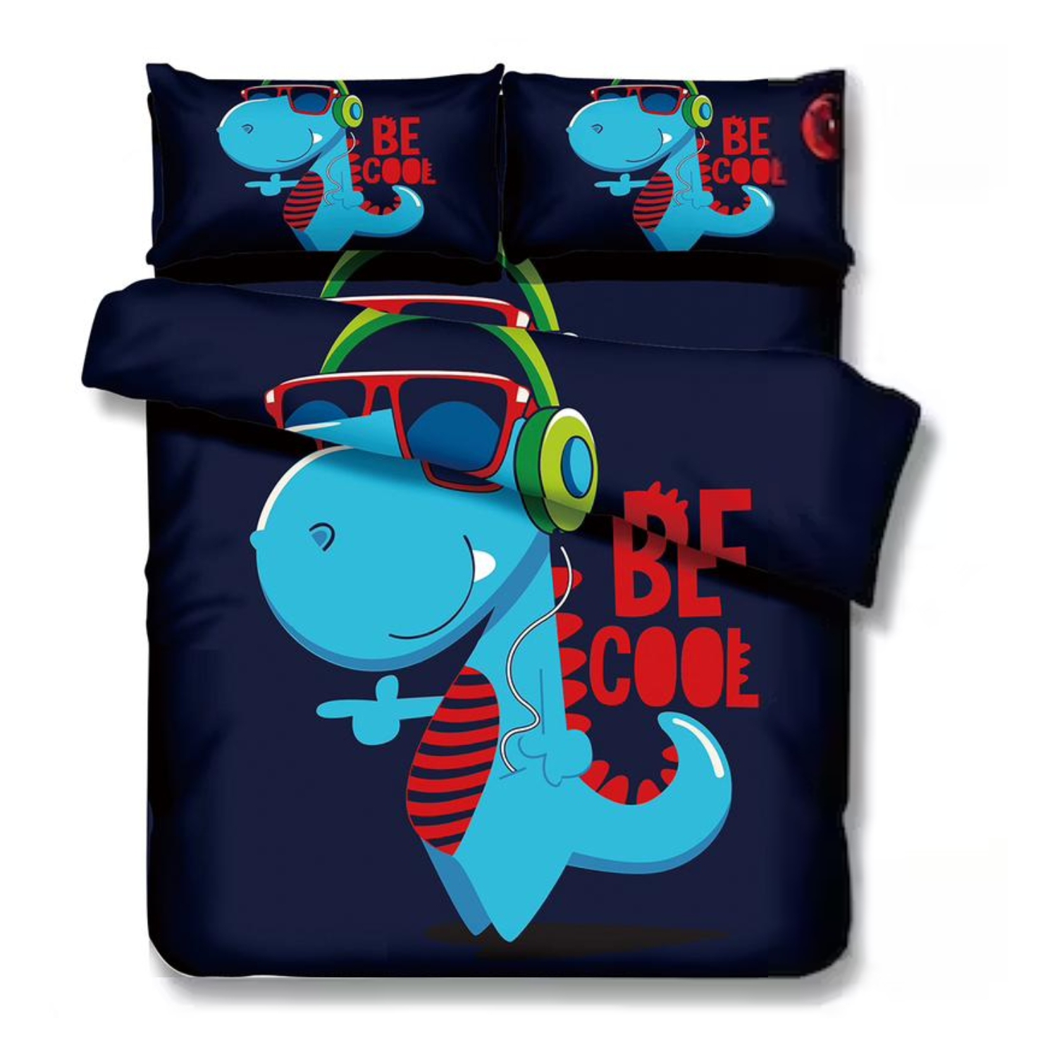 Edredón Infantil con Diseño de Dino Soccer-Venta Internacional