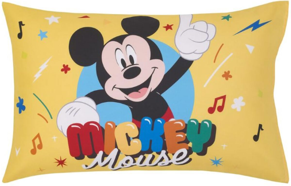 Foto 4 pulgar | Juego De Ropa De Cama Disney Mickey Mouse De 4 Piezas Para Niños Pequeños - Venta Internacional.