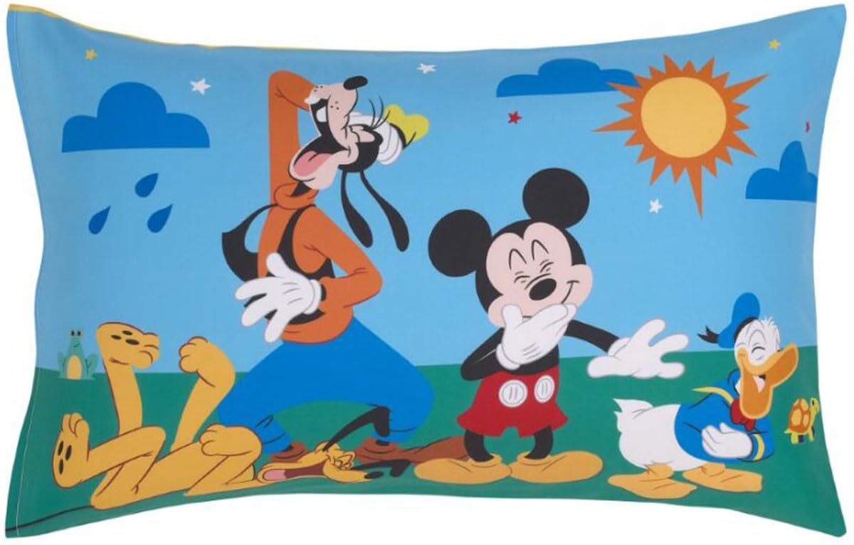 Foto 4 | Juego De Ropa De Cama Disney Mickey Mouse De 4 Piezas Para Niños Pequeños - Venta Internacional.