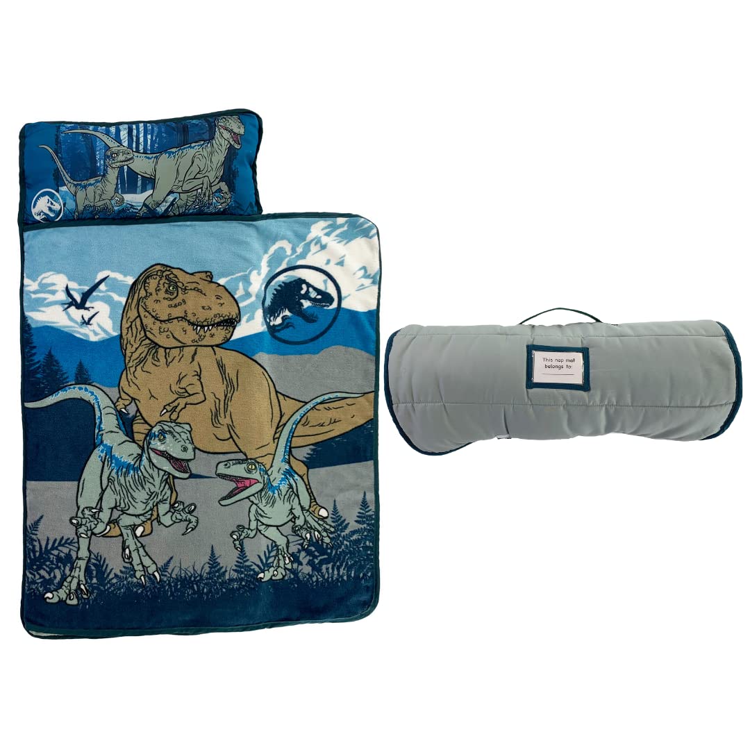 Foto 2 pulgar | Alfombrilla De Siesta Para Niños Pequeños Jurassic World, 60 X 115 Cm, Con Almohada Y Manta - Venta Internacional.