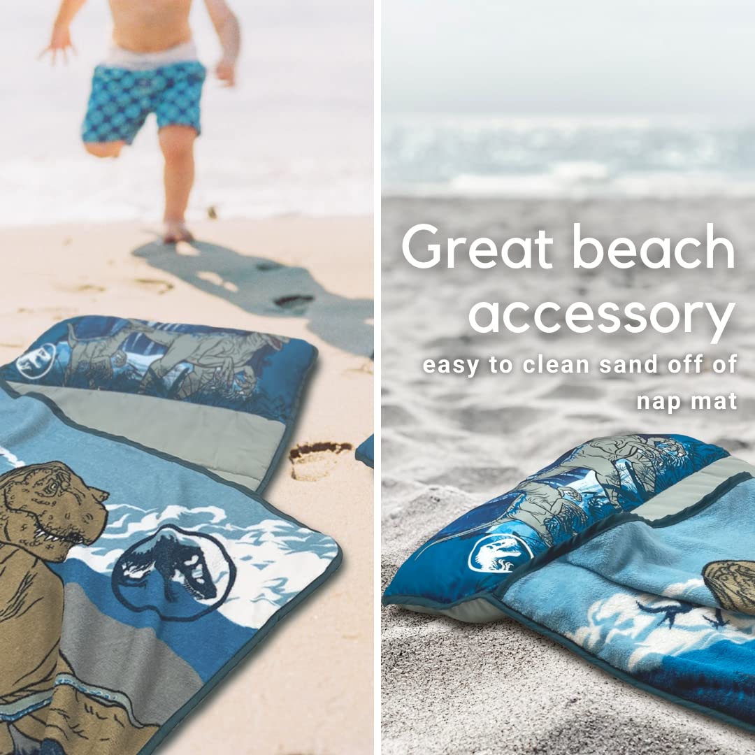 Foto 5 pulgar | Alfombrilla De Siesta Para Niños Pequeños Jurassic World, 60 X 115 Cm, Con Almohada Y Manta - Venta Internacional.