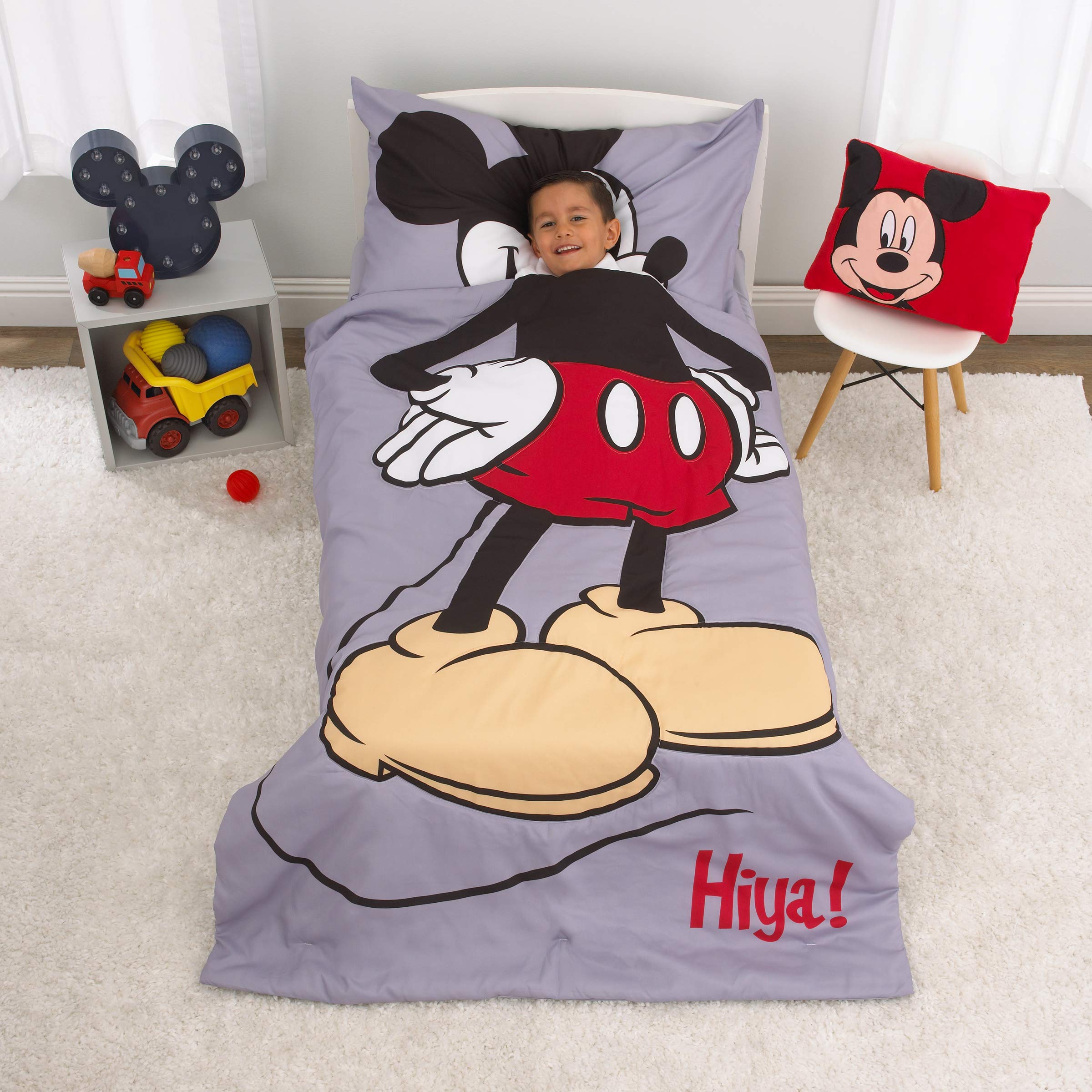 Foto 2 pulgar | Juego de Cama para Niños Pequeños Disney Mickey Mouse 4 Piezas - Venta Internacional