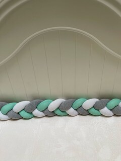 Foto 2 | Protector Golpes Cuna Bebe Bumper Parachoques 2mts