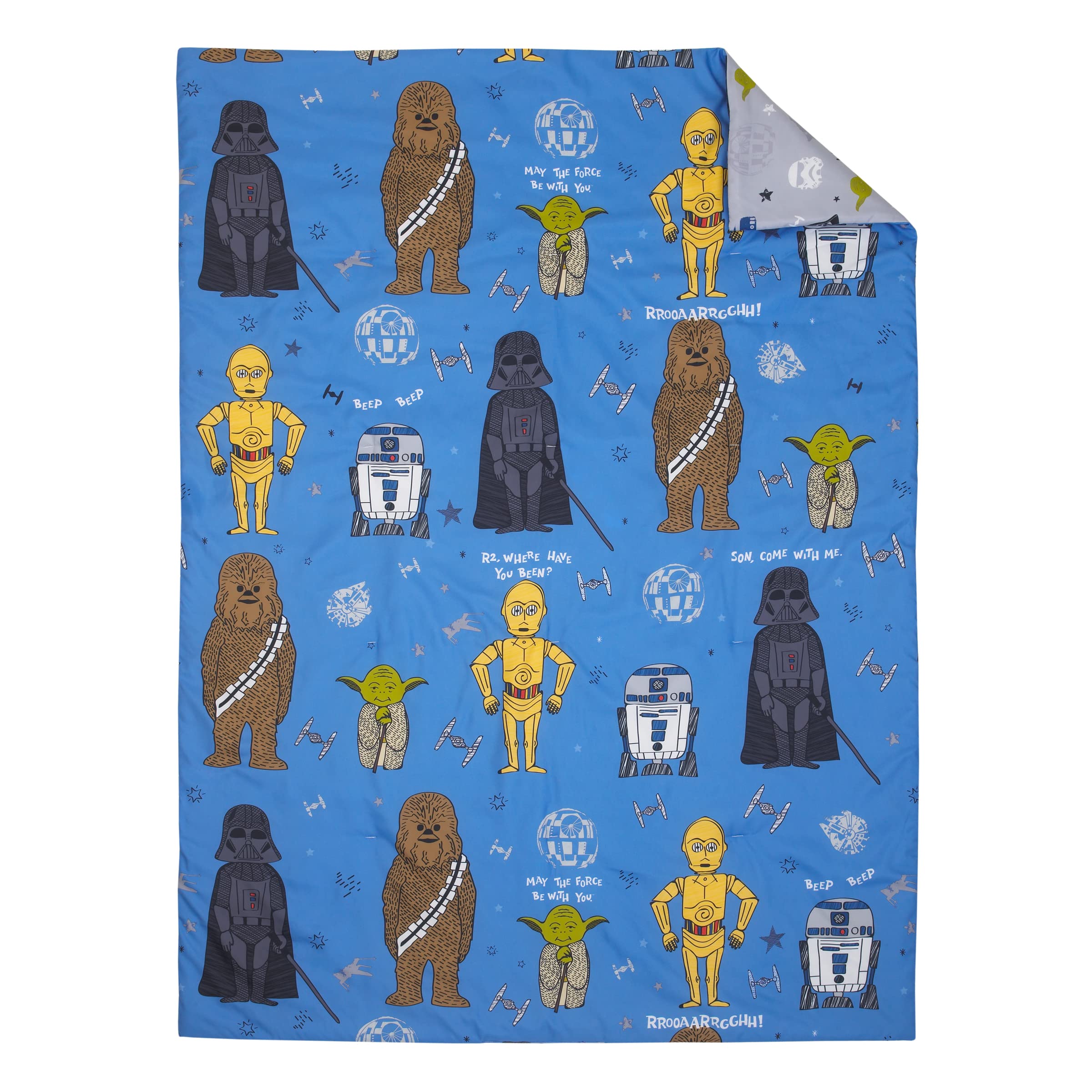 Foto 3 pulgar | Juego De Ropa De Cama Para Niños Pequeños Disney Star Wars New Again, 4 Piezas - Venta Internacional.