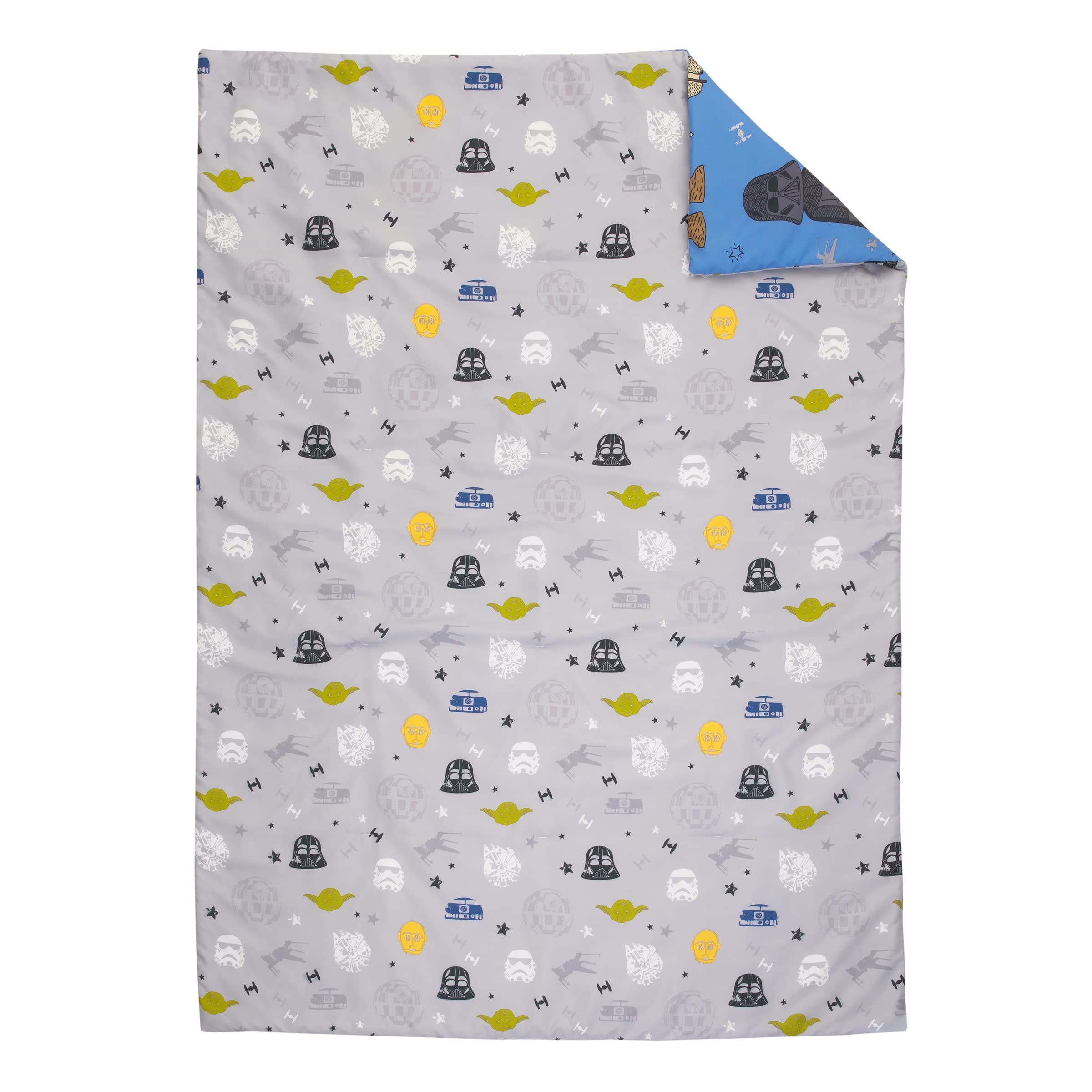 Foto 4 pulgar | Juego De Ropa De Cama Para Niños Pequeños Disney Star Wars New Again, 4 Piezas - Venta Internacional.