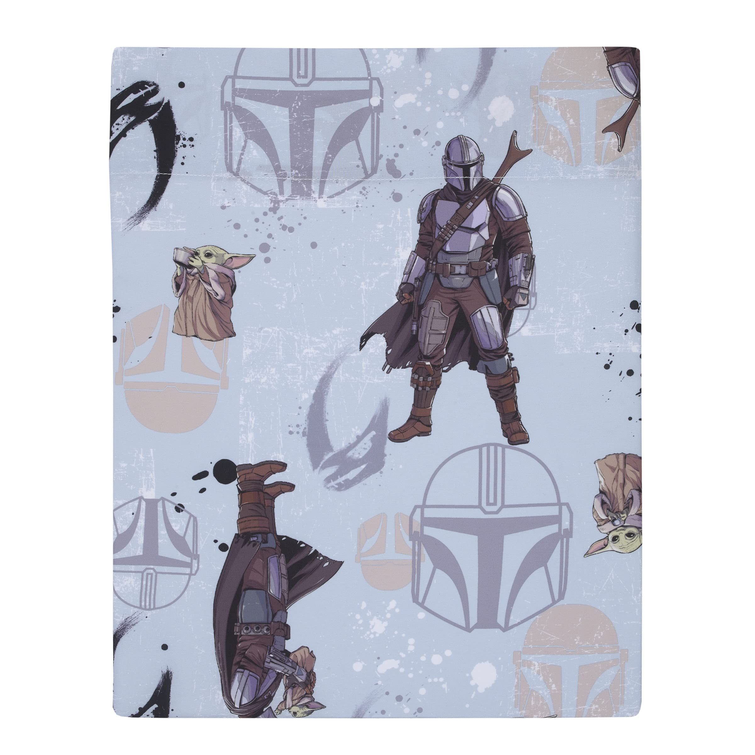 Foto 5 pulgar | Edredón Individual Star Wars The Mandalorian 4 Piezas - Venta Internacional