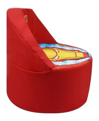 Foto 4 pulgar | Sillón Infantil Disney Rojo Redondo de Espuma