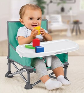 Foto 3 | Silla para Bebé Plegable Summer Pop'n Sit Ligera Verde