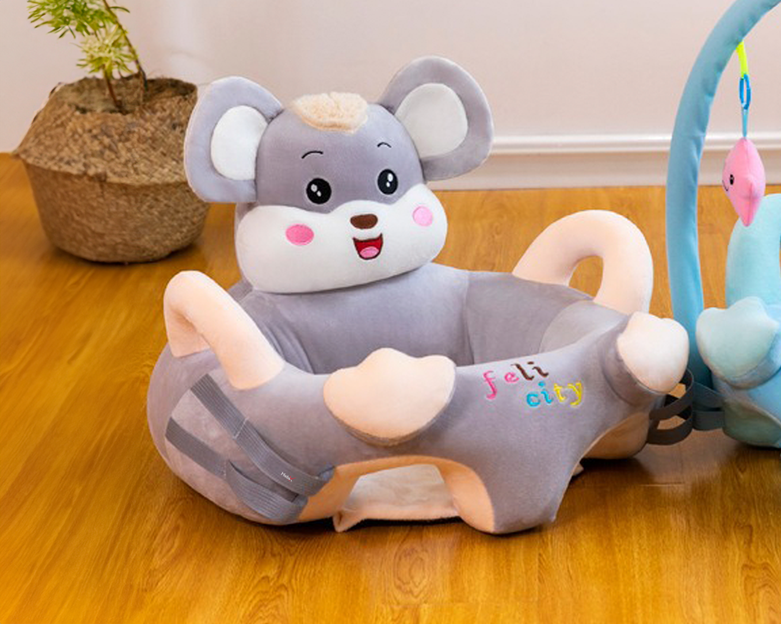 Foto 3 pulgar | Sillón Infantil en Forma de Ratón con Soportes para Móvil