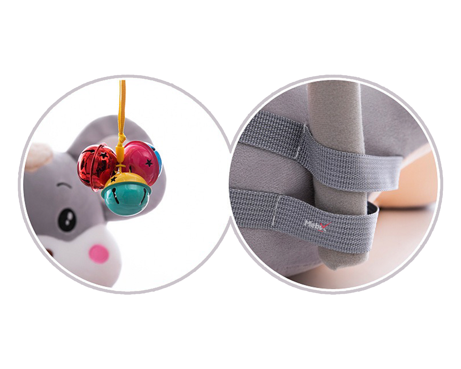 Foto 4 pulgar | Sillón Infantil en Forma de Ratón con Soportes para Móvil