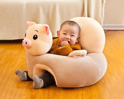Foto 3 | Sillón Infantil en Forma de Cerdito