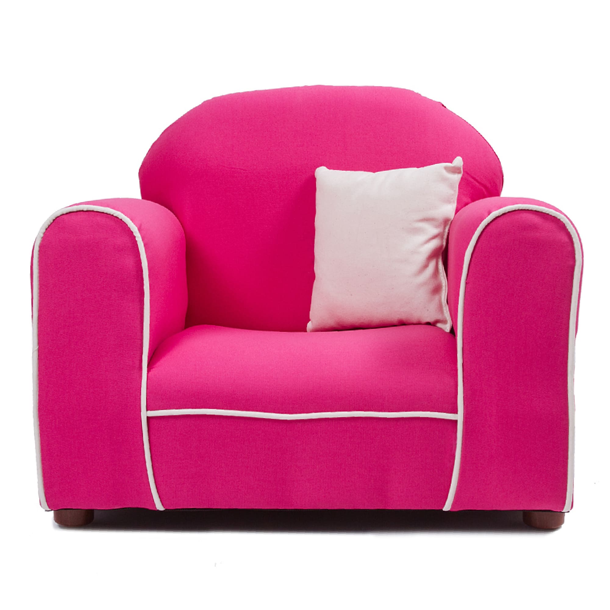 Foto 2 pulgar | Sillon Infantil Rosa con Almohada