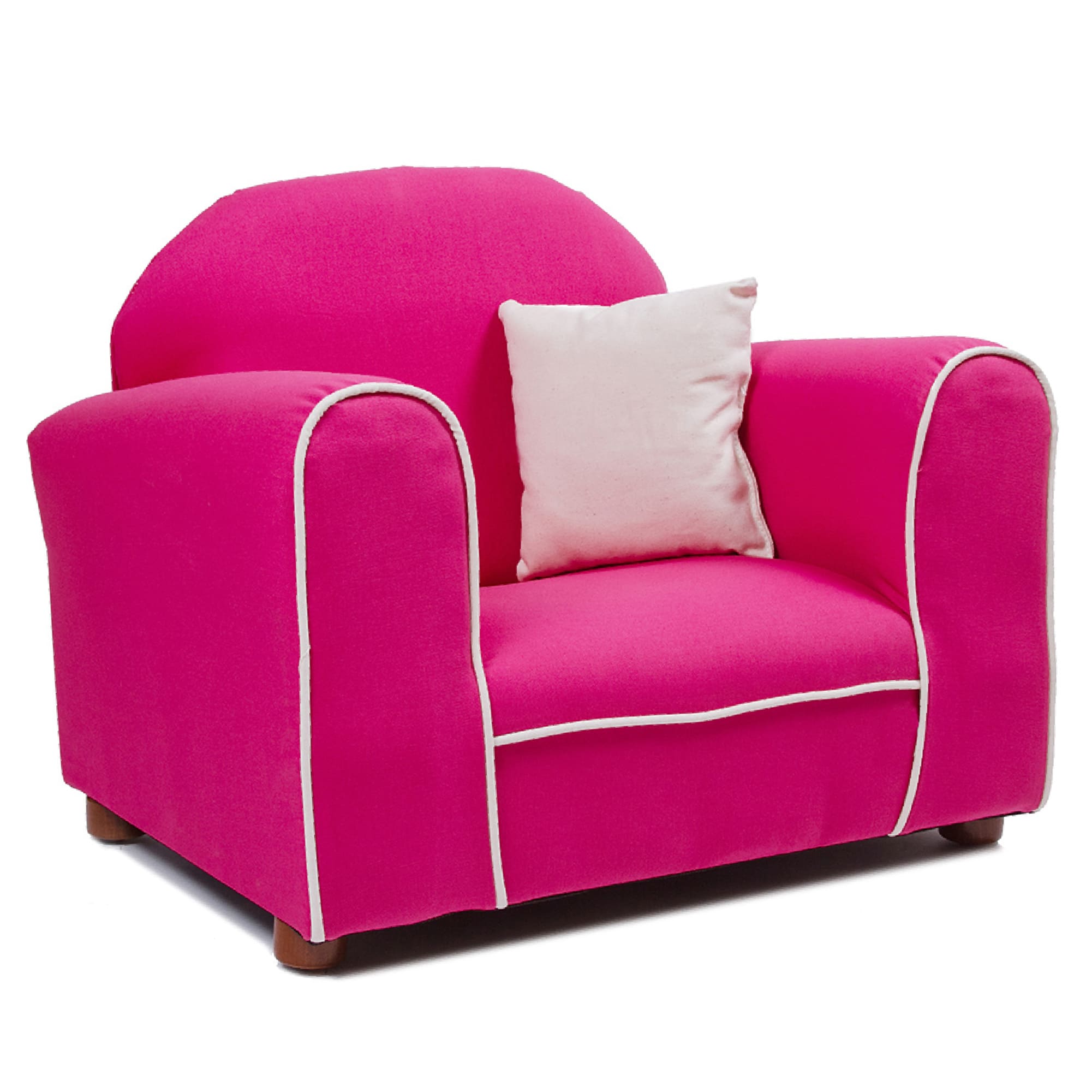 Foto 4 pulgar | Sillon Infantil Rosa con Almohada