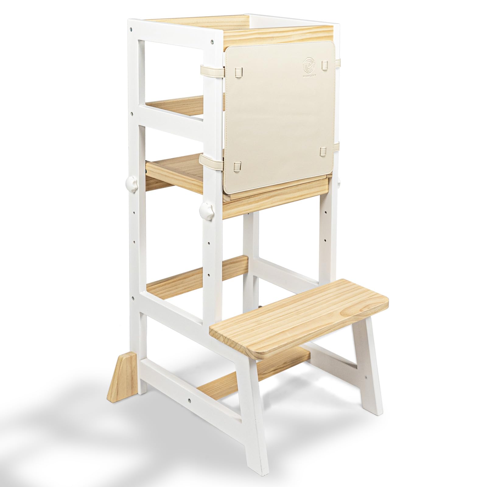 Foto 1 | Taburete De Cocina Wood City Para Niños Pequeños, De Pie, Color Natural - Venta Internacional.