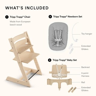Foto 5 | Trona Stokke Tripp Trapp 2 Negra Con Set Para Recién Nacidos - Venta Internacional.