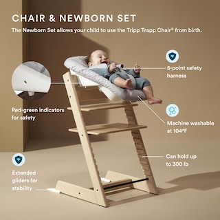 Foto 2 | Trona Stokke Tripp Trapp 2 Natural Con Set Para Recién Nacidos - Venta Internacional.