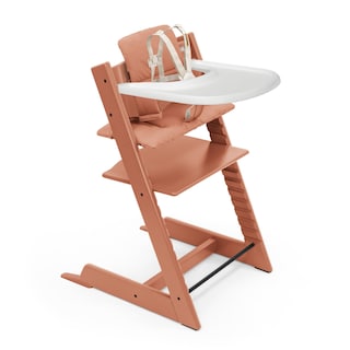 Foto 1 | Trona Stokke Tripp Trapp 2 De Terracota Con Cojín Y Bandeja - Venta Internacional.