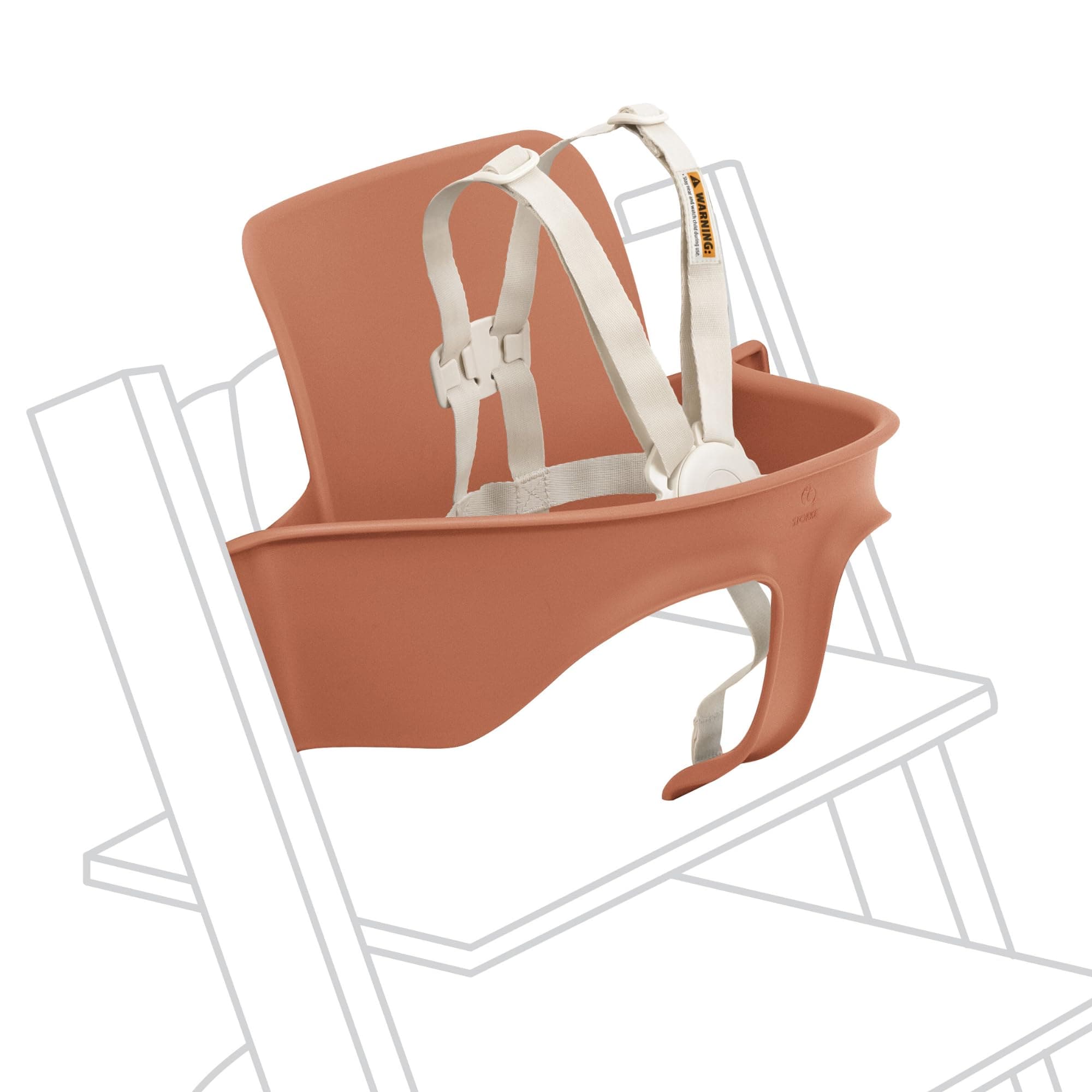 Trona Stokke Tripp Trapp Baby Set 2 Terracota - Venta Internacional.