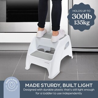 Foto 3 | Taburete Dreambaby Toddler & Me, Gris, 10.5 Pulgadas De Alto, 300 Libras - Venta Internacional.