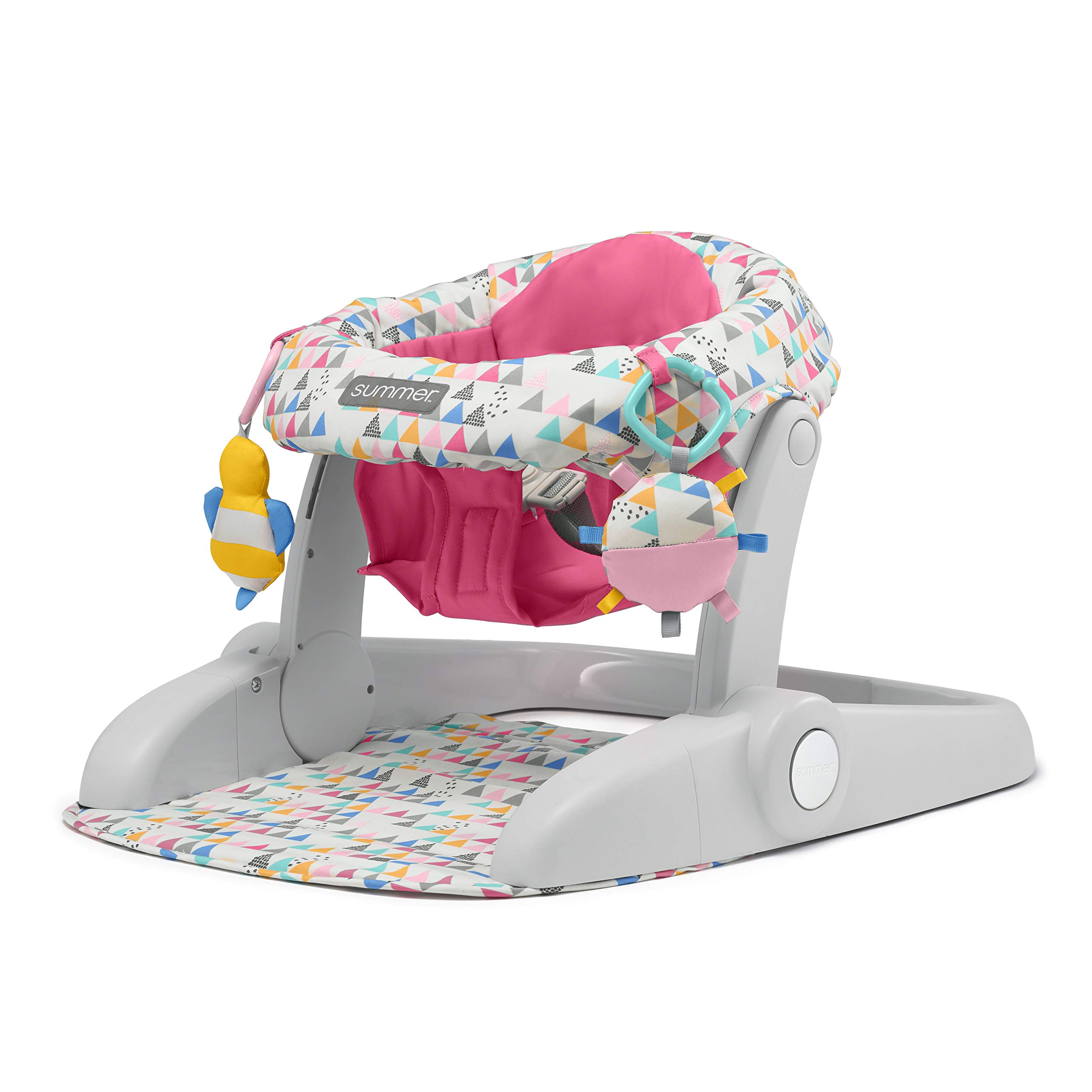 Foto 2 pulgar | Asiento De Suelo Para Bebés Summer Infant Learn-to-sit Funfetti Pink - Venta Internacional.