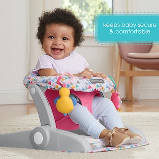 Foto 3 | Asiento De Suelo Para Bebés Summer Infant Learn-to-sit Funfetti Pink - Venta Internacional.