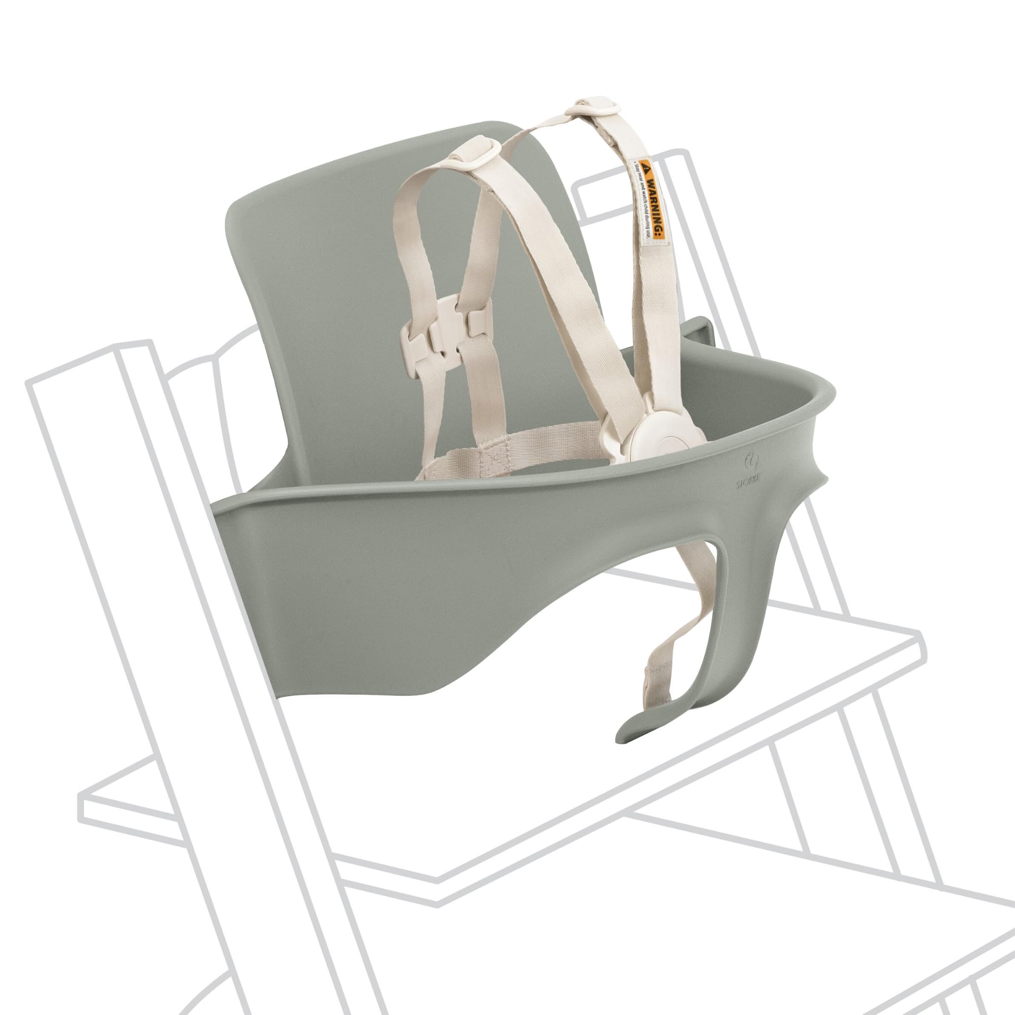 Foto 1 | Trona Stokke Tripp Trapp Baby Set 2 Glacier Green - Venta Internacional.