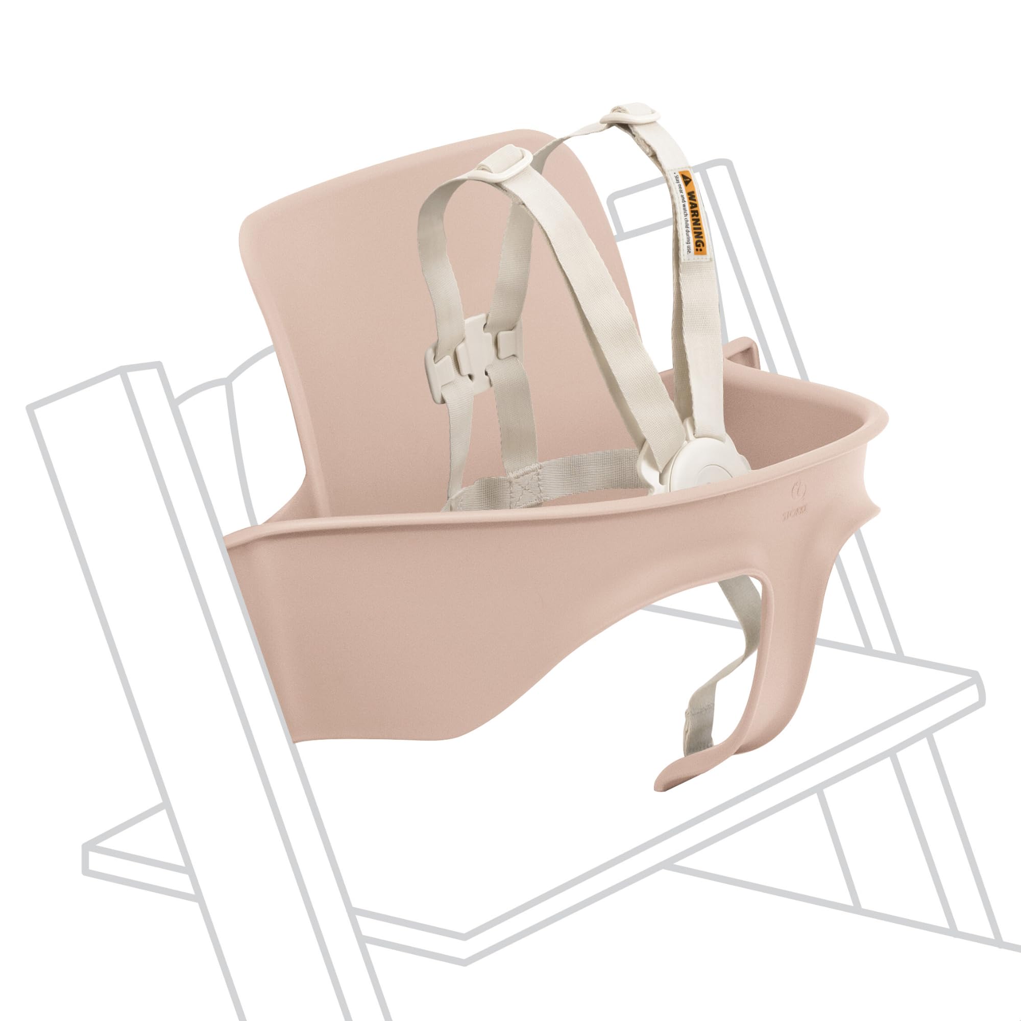 Foto 1 | Trona Stokke Tripp Trapp Baby Set 2 Serene Pink 6-36 M - Venta Internacional.