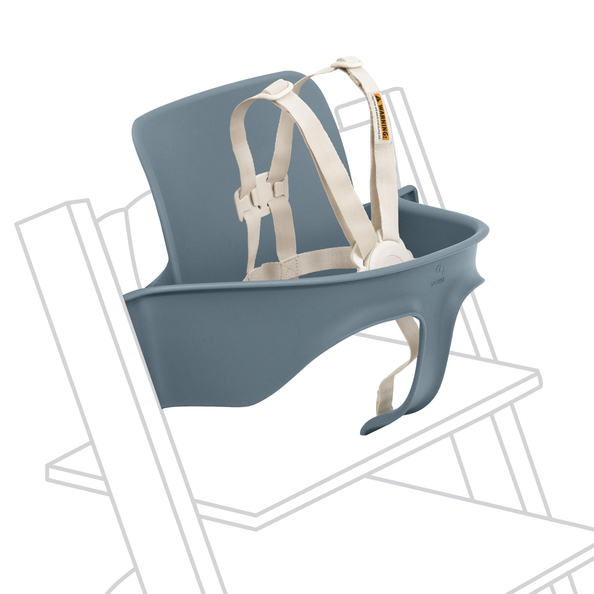 Foto 2 pulgar | Trona Stokke Tripp Trapp Baby Set 2 Fjord Blue 6-36 M - Venta Internacional.