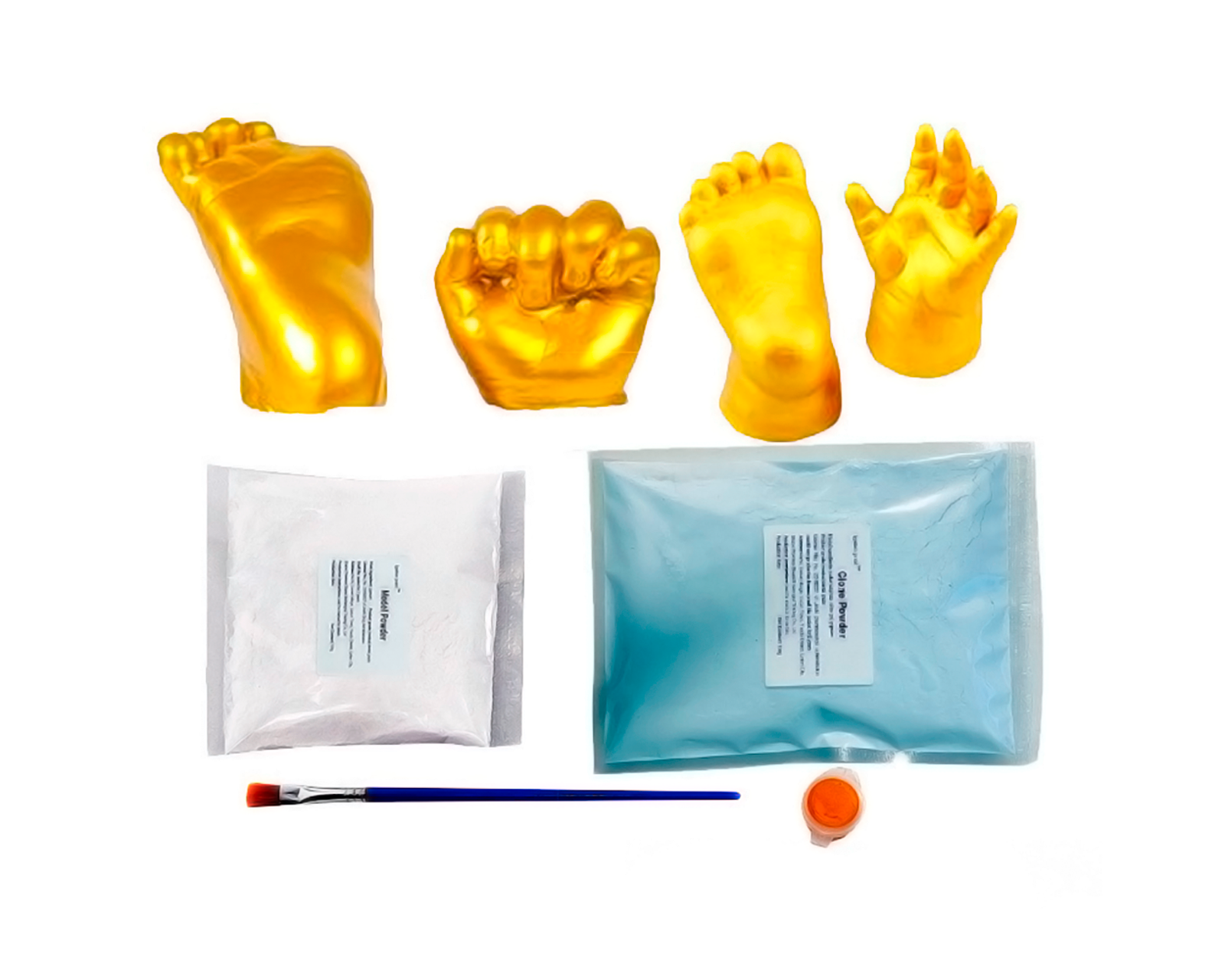 Foto 4 pulgar | Molde de Yeso en 3d para Huella de Bebé