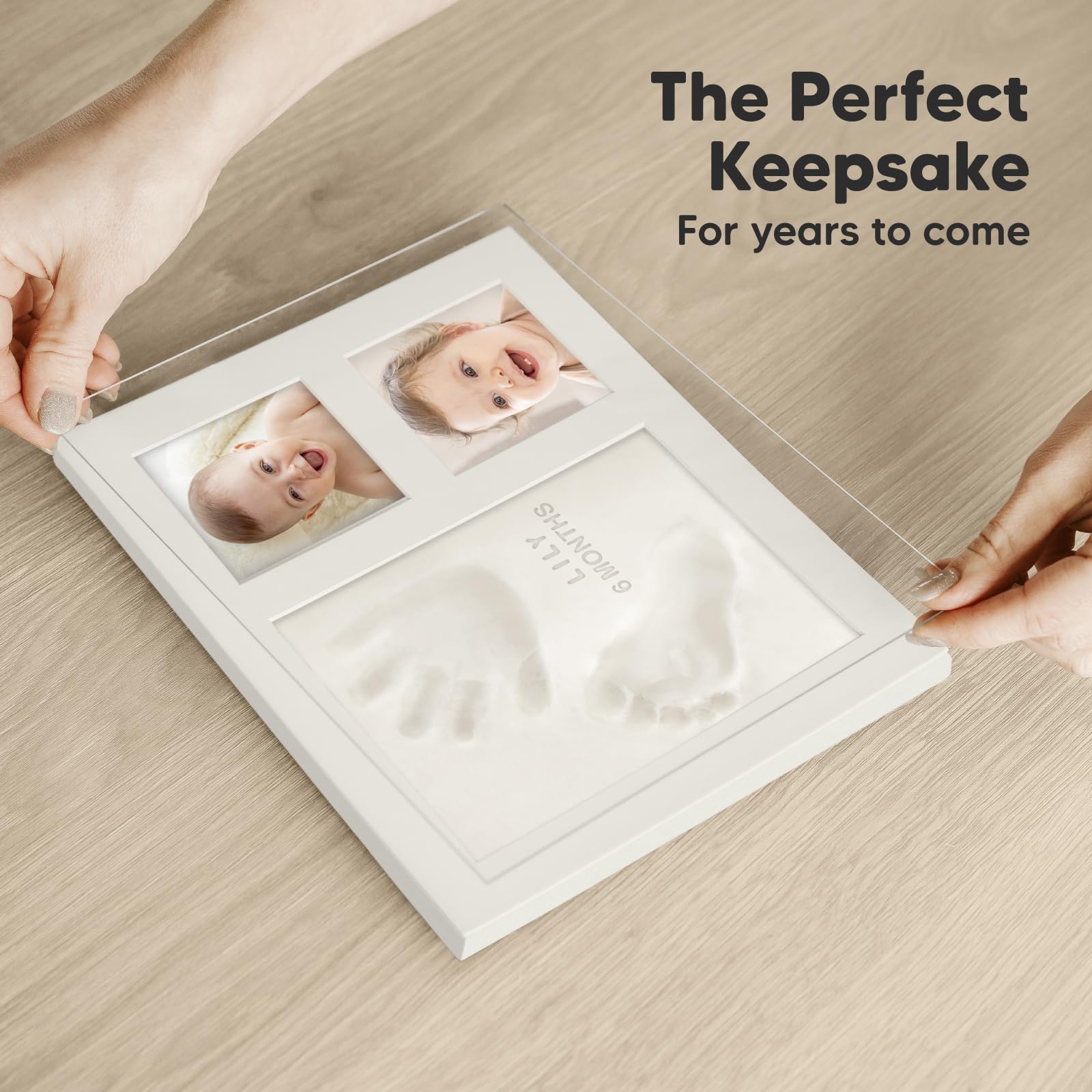 Foto 7 | Kit De Manos Y Huellas Para Bebés Keababies Quick Dry Clay Alpine - Venta Internacional.
