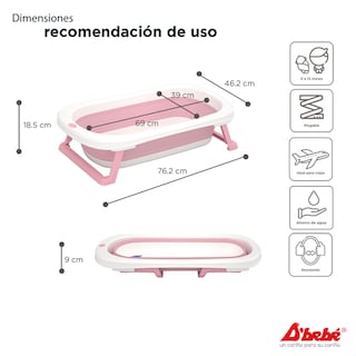 Foto 4 | Bañera D Bebe Plegable Cuack Cuack Ligera