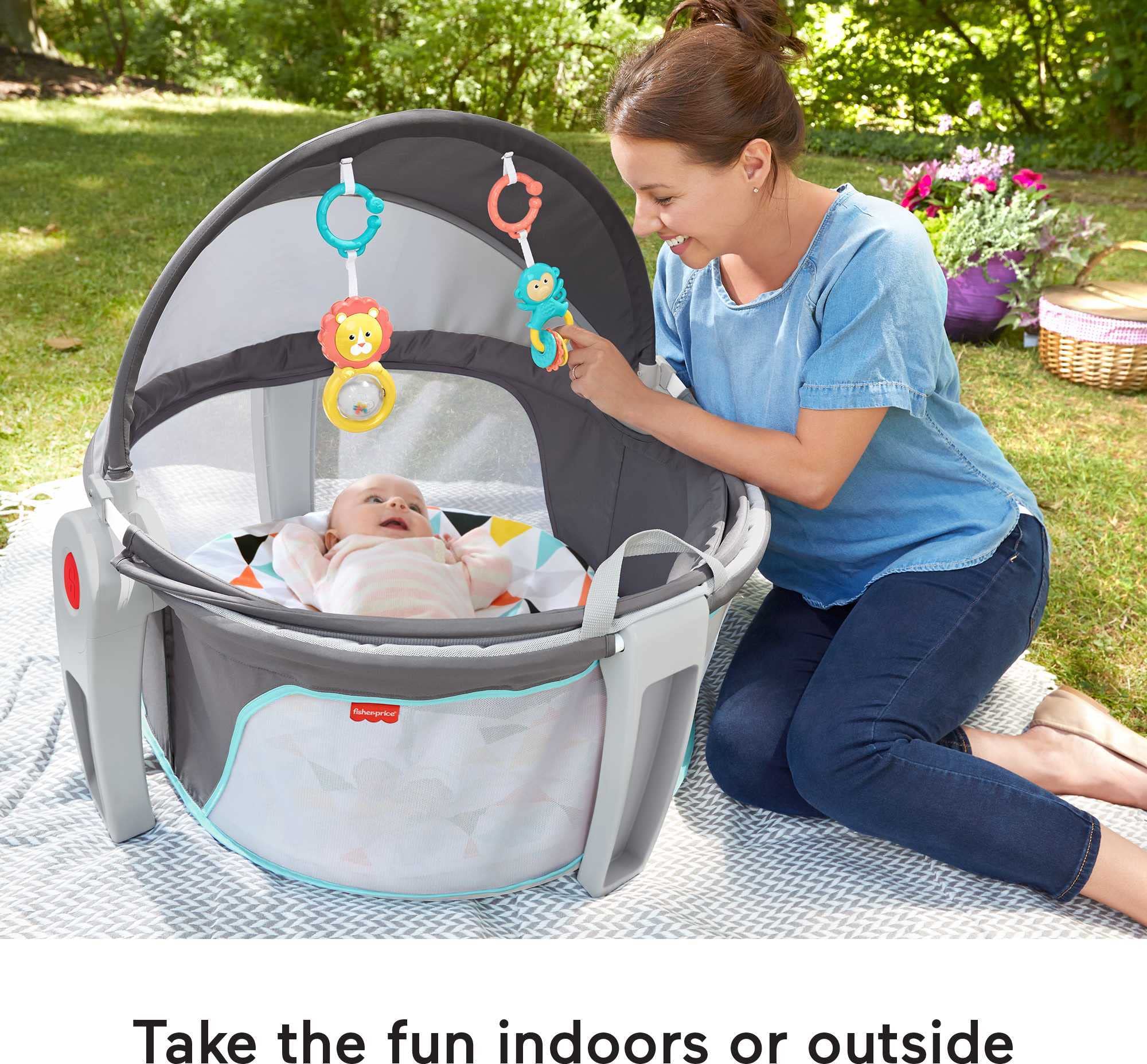 Foto 4 pulgar | Molino De Viento Portátil Fisher-price On-the-go Baby Dome - Venta Internacional.