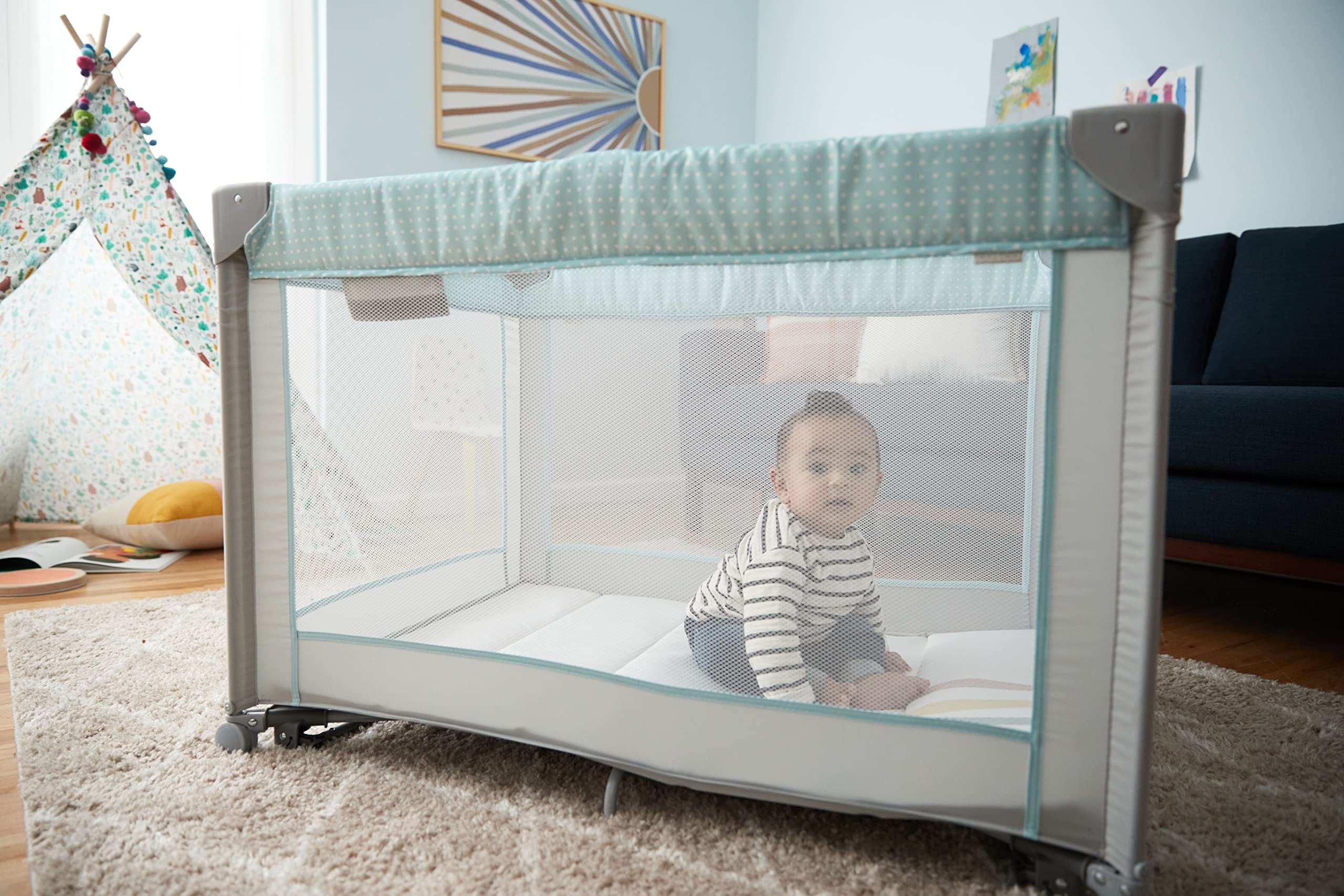 Foto 4 | Cuna Mecedora Cosco Rocking Cassinet Con Play Yard Dlx - Venta Internacional.