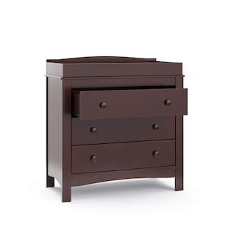 Foto 6 | Cambiador Y Tocador Graco Noah De 3 Cajones, Color Espresso - Venta Internacional.