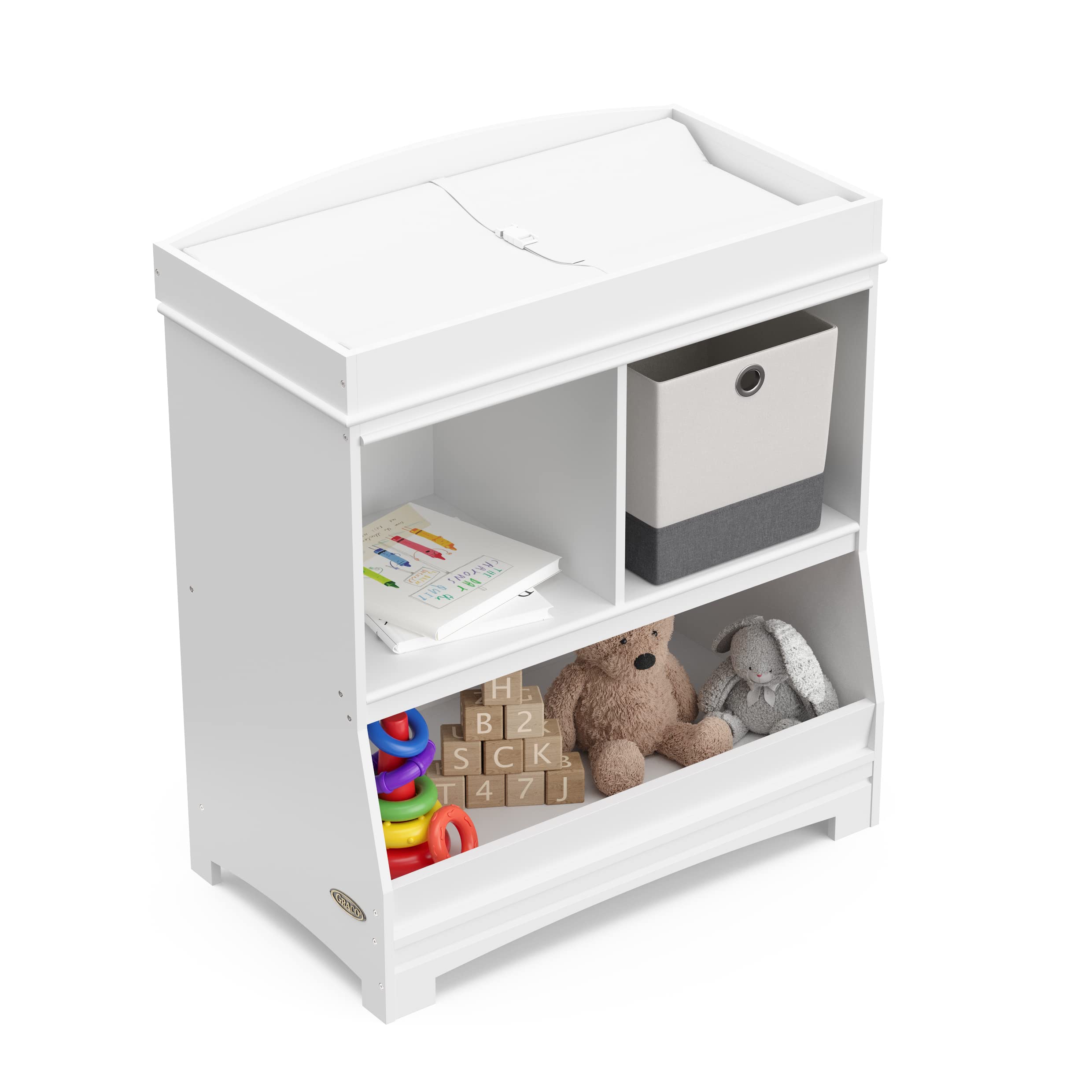 Foto 6 pulgar | Cambiador Graco Benton Con Almacenamiento Blanco - Venta Internacional.