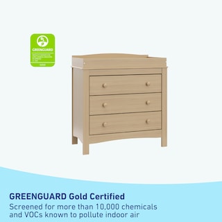 Foto 3 | Cambiador Y Tocador Graco Noah, 3 Cajones, Driftwood - Venta Internacional.