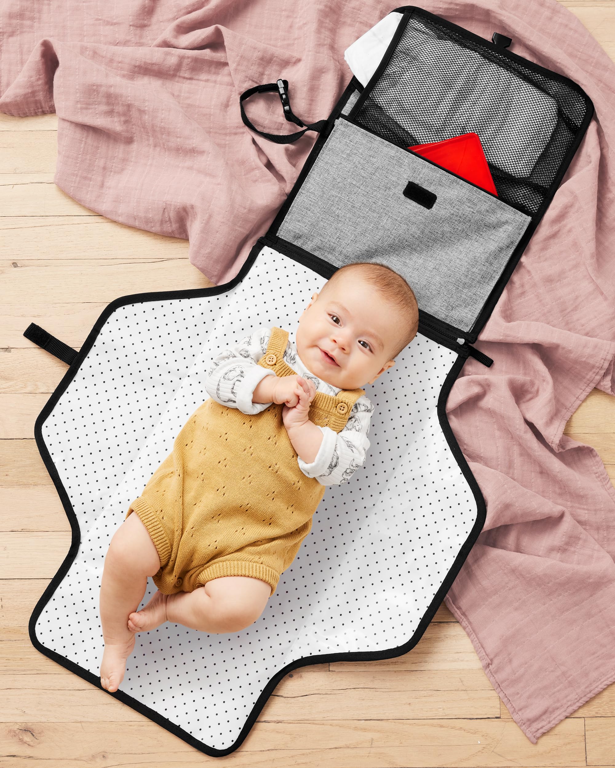 Foto 4 | Cambiador Portátil Para Bebés Skip Hop Pronto Grey Melange - Venta Internacional.