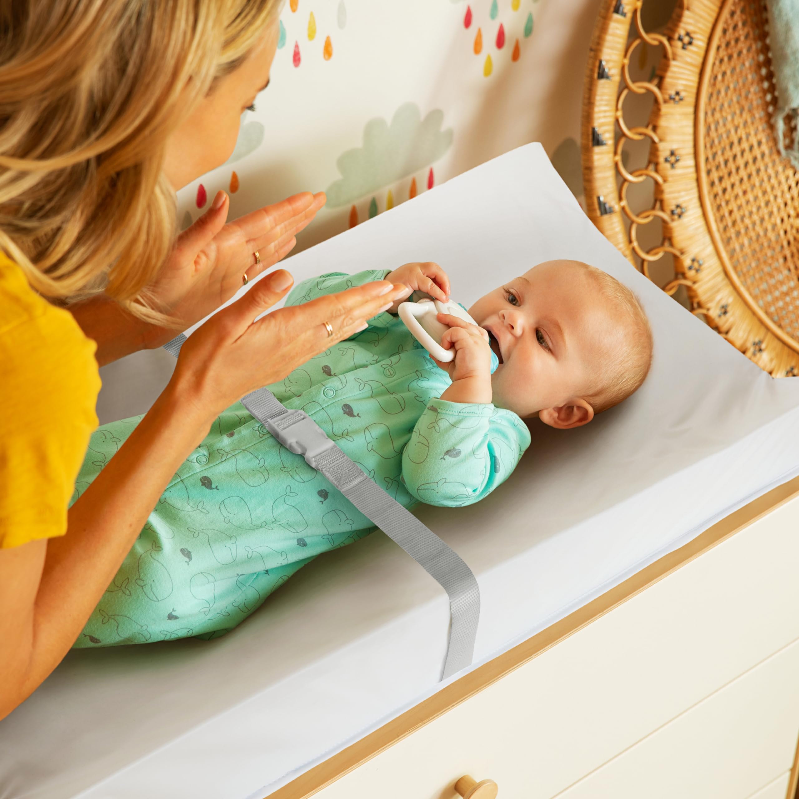 Foto 4 pulgar | Cambiador Munchkin Secure Grip, Impermeable, Blanco, 40 X 80 Cm - Venta Internacional.
