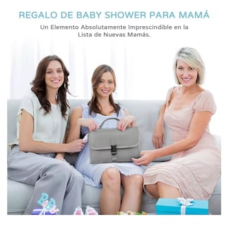 Foto 4 | Cambiador De Bebé Impermeable Belug Portátil Artículos Para Bebes, Gris
